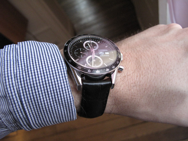 Mon rêve devenu réalité... TAG HEUER CARRERA... Tagcuir1