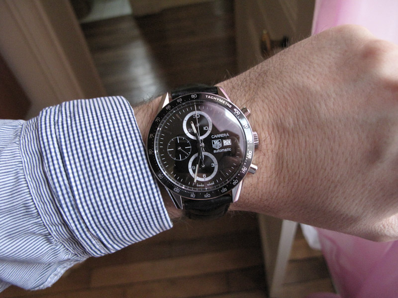 Mon rêve devenu réalité... TAG HEUER CARRERA... Tagcuir5